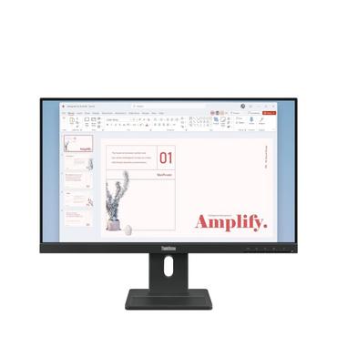 Монитор Lenovo ThinkVision E24-40 23.8' IPS, WLED, 16:9, 1920x1080, 4ms, 1300:1, 100Hz, 250 cd/m2, Tilt, Swivel, Pivot, Height Adjust Stand, HDMI, DP, VGA