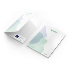 Папки фирмени с джоб 500 броя