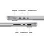 Лаптоп Apple 14-inch MacBook Pro: Apple M5 chip with 10-core CPU and 10-core GPU, 16GB, 512GB SSD - Silver