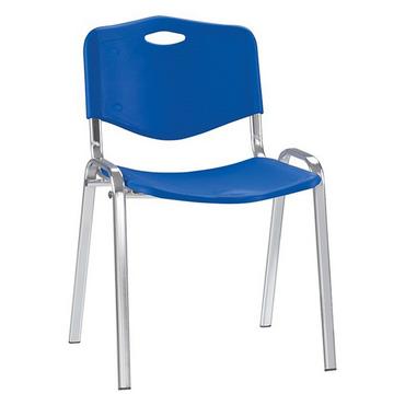 Посетителски стол ИНЕС- син цвят