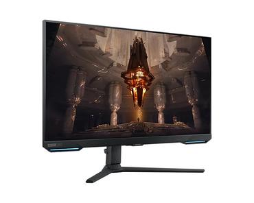 Монитор Samsung 32BG700 32' Odyssey G7 Smart, IPS, 144 Hz, 1 ms GTG, 3840x2160, 350 cd/m2, 1000:1 Contrast, HDR 400, Eye Saver, Flicker Free, AMD FreeSync Premium Pro, DP 1.4, 2xHDMI 2.1, 2xUSB 3.0, Wi-Fi 5, Bluetooth 5.2, Speakers, Tizen, Black