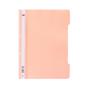 Папка PVC с перфорация 50 броя праскова пастел