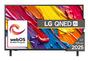 Телевизор LG 43QNED82A3B, 43' 4K QNED HDR Smart TV, 3840x2160, DVB-T2/C/S2, Alpha 7 AI Processor, HDR10 / HLG, webOS 25 ThinQ, VRR / ALLM / HGiG, 4K Upscaling, WiFi 5, Voice Controll, Bluetooth 5, AirPlay 2, LAN, CI, HDMI, SPDIF, Google Cast, 2 pole Stand