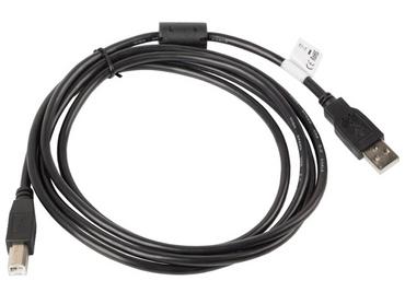 Кабел Lanberg USB-A (M) -> USB-B (M) 2.0 cable 1.8m, black ferrite