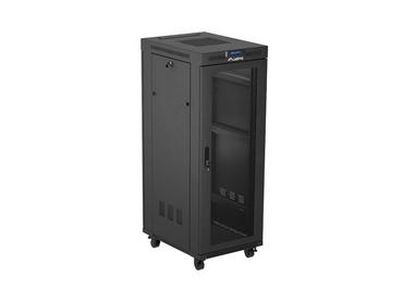 Комуникационен шкаф Lanberg rack cabinet 19' free-standing 32U/600X800 (FLAT PACK) with mesh door LCD black