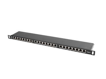 Пач панел Lanberg patch panel 24 port 0.5U CAT.6 shielded, black