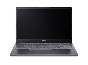 Лаптоп Acer Aspire A15-61M-R7W7, AMD Ryzen 7 8840HS (up to 5.10GHz, 16MB), 15.6' FHD IPS SlimBezel, 16GB DDR5 (2x8GB), 512GB PCIe NVMe SSD, AMD Radeon 780M, Wifi 802.11AX, BT, FP, FHD Cam, KB Backlight, No OS, Steel Gray