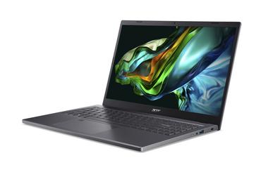 Лаптоп Acer Aspire 5, A515-58M-59XH, Intel Core i5-1335U (1.3GHz up to 4.60GHz, 12MB), 15.6' QHD (2560 x 1440) IPS SlimBezel, 16 GB DDR5, 512GB PCIe NVMe SSD, Intel UMA, Wifi 802.11AX, BT, HD Cam, KB Backlight, Linux, Gray