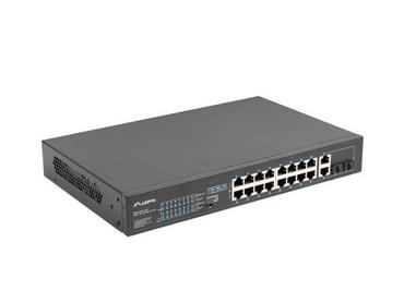 Комутатор Lanberg switch 16x 100mb poe+/2x 1GB/1x sfp unmanaged rack 10' & 19' gigabit ethernet 150w