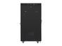 Комуникационен шкаф Lanberg rack cabinet 19' free-standing 27U / 600x800 self assembly flat pack with mesh door LCD, black