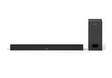 Аудио система Sharp Soundbar HT-SBW110, SLIM 180W 2.1 Wired Subwoofer, HDMI & BLUETOOTH, wireless music streaming, HDMI ARC/CEC, 3.5mm Aux-in, Digital Optical Audio Input, Matt black