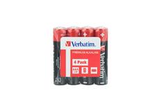 Батерия Verbatim ALKALINE BATTERY AAA 4 PACK (SHRINK WRAP)