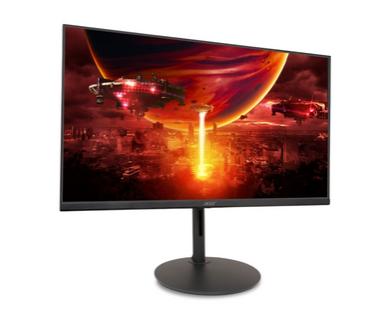 Монитор Acer Nitro XF240YX1biiph, 23.8'' FHD (1920x1080) IPS, ZeroFrame, 200Hz, 1ms (VRB), HDR10, FreeSync Premium, 2xHDMI, DP, ErgoStand, Tilt, VisionCare, Energy Class E, Black, 2Y