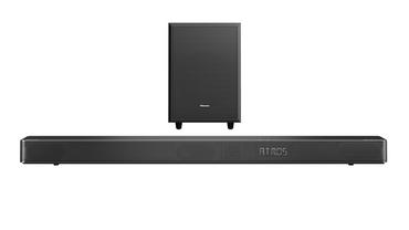 Аудио система Hisense AX3125H 3.1.2Ch Sound Bar with Wireless Subwoofer, 440W, Dolby Atmos, Bluetooth 5.3, 4K HDMI Pass Through, DTS:X, HDMI/AUX/ARC/Optical/USB, 7 EQ Modes