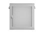 Комуникационен шкаф Lanberg rack cabinet 19' wall-mount 12U/600x450 with perforated door grey (flat pack)