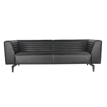 Триместен диван ОМУРТАГ COSTA 03 - сниман в профил, сив