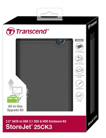 Кутия за твърд диск Transcend 0GB StoreJet2.5' conversion kit, Rubber housing