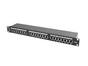 Пач панел Lanberg patch panel 24 port 1U CAT.6 shielded, black