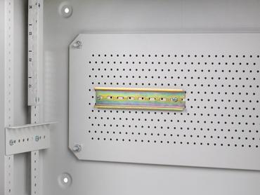 Комуникационен шкаф Lanberg rack cabinet 19' wall-mount 4U+3u/540x200 low-profile grey (assembled)