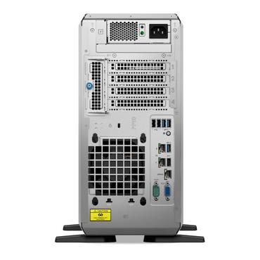 Сървър Dell PowerEdge T360, Chassis 8 x 3.5 HotPlug, Intel Xeon E-2414, 16GB DDR5 UDIMM, 1x480GB SSD SATA RI, Bezel, Broadcom 5720 Dual Port 1Gb On-Board LOM, PERC H355 Adapter,  Full Height, iDRAC9 Basic 16G, Dual 700W Titanium, 3Y Basic Onsite