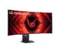 Монитор LG 45GS95QE-B, 44.5' Ultragear OLED 0.03ms (GtG), 21:9 Curved Gaming WQHD+ (3440x1440), 240HZ, 1500000:1, 1300 cd/m2, DCI-P3 98%, AMD FreeSync, NVIDIA G-Sync, VRR, HDR 400 ,PBP&PIP, USB Down/Up-stream, HDMI, DisplayPort, Tilt, Black