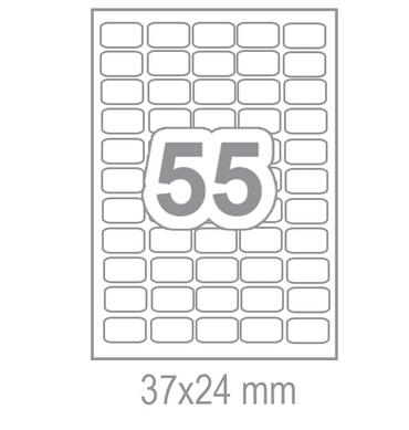 Самозалепващи етикети 37x24 55 бр.