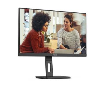 Монитор AOC 27E3QAF, 27' IPS WLED, 1920x1080@75Hz, 4ms GtG, 300cd m/2, 1000:1, 20M:1 DCR, Adaptive Sync, FlickerFree, Low Blue Light, 2Wx2, Tilt, Height Adjust, Pivot, Swivel, D-SUB, HDMI, DP