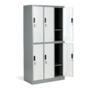 Метален гардероб BTL KL с 6 отделения -185х90х45 см