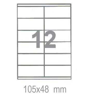 Самозалепващи етикети 105х48 12 бр.