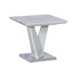 Холна маса ВЕЛИЯНА- сив цвят, тип мрамор