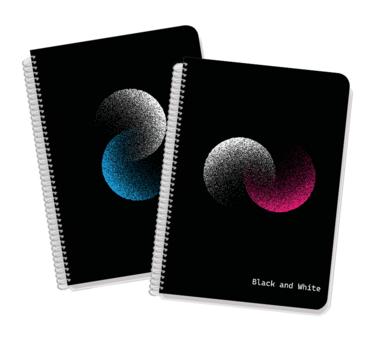 Тетрадка със спирала А4 Exclusive dots 80 л PP корица