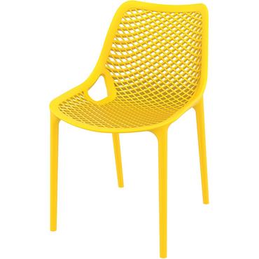 Градински стол ЕВЕЛИНА -жълт цвят