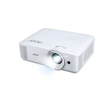 Мултимедиен проектор Acer Projector P1558i, DLP, Full HD (1920x1080), 5200 ANSI Lumens, 14,000:1 Dynamic Black, 1.3X Zoom, Wireless dongle included, 2x HDMI (1.4b), DC Out (5V/1.5A, USB-A), RS232, Speaker 10W, Bluelight Shield, 2.8 kg, Bag, 3Y, White