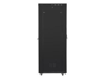 Комуникационен шкаф Lanberg rack cabinet 19' free-standing 47U/800x1000 (flat pack) with glass door lcd black v2