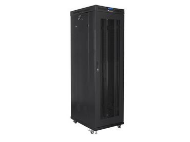 Комуникационен шкаф Lanberg rack cabinet 19' free-standing 42U/600x1000 (flat pack) with mesh door lcd black v2