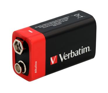 Батерия Verbatim ALKALINE BATTERY 9V 1 PACK (HANGCARD)