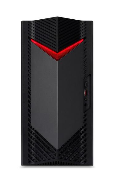 Настолен компютър Acer Nitro N50-656, Intel Core i7-14700F (up to 5.40 GHz, 33MB), 32GB DDR5 5600MHz (2*16GB), 1TB SSD 1*M.2 free, GeForce RTX 5060 8GB GDDR7, No DVD, 3* USB 3.2, Type-C, 4*USB.2.0, Mic.&Audio jacks, RG-45, GLAN, Wi-Fi AX&BT 5.0, 500W, No 