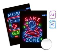 Тетрадка шита А5 офсет 60 л редове