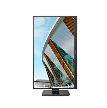 Монитор AOC 24P2QM, 23.8' VA WLED, 1920x1080@75Hz, 4ms GtG, 300cd m/2, 3000:1, 50M:1 DCR, Adaptive Sync, Low Blue Light, FlickerFree, 2Wx2, Tilt, Height Adjust, Pivot, Swivel, D-SUB, DVI, HDMI, DP, USB hub