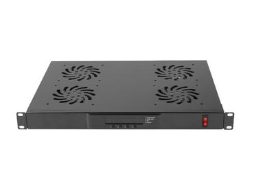 Аксесоар Lanberg 19' fan unit / ventilation panel with lcd 4 fans + thermostat, 230V, black