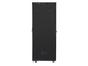 Комуникационен шкаф Lanberg rack cabinet 19' free-standing 42U/800x1000 (flat pack) with glass door lcd black v2