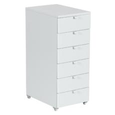 Метален контейнер K BTL с 6 чекмеджета- снима отпред, затворени чекмеджета