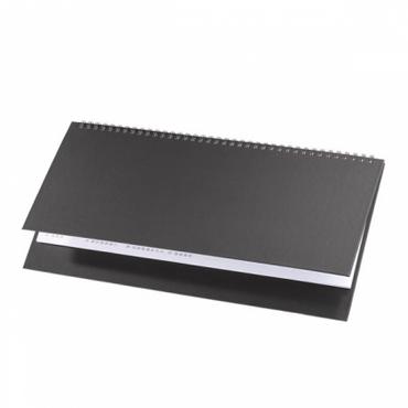 Настолен календар бележник NUVOLA- черен цвят