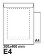 Плик самозалепващ Е4 300х400 бял 50 бр