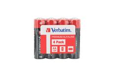 Батерия Verbatim ALKALINE BATTERY AA 4 PACK (SHRINK WRAP)