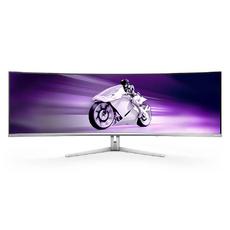 Монитор Philips 49M2C8900, 48.8' Curved 1800R QD-OLED, 5120x1440@240Hz, 0.03 GtG, Brightness 1000, 1000000:1, DCR 80M:1, Adaptive Sync, FlickerFree, Low Blue Mode, 7.5Wx4+DTS, Tilt, Height Adjust, Swivel, 2xHDMI, DP, USB hub