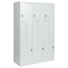 Метален гардероб BTL КK с 6 отделения -180х120х50 см