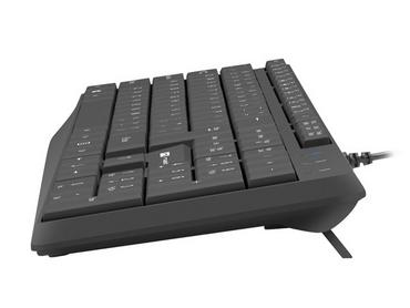 Клавиатура Natec Keyboard Nautilus SLIM US Layout Black