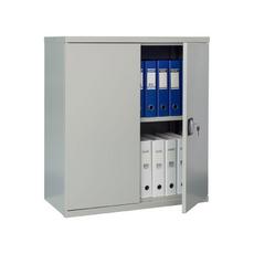 Архивен шкаф PMT с 2 отделения 100x100x50 см- отворен, с класьори, сниман отпред