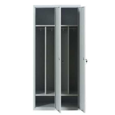 Метален гардероб с 2 отделения, 183х81х50 см